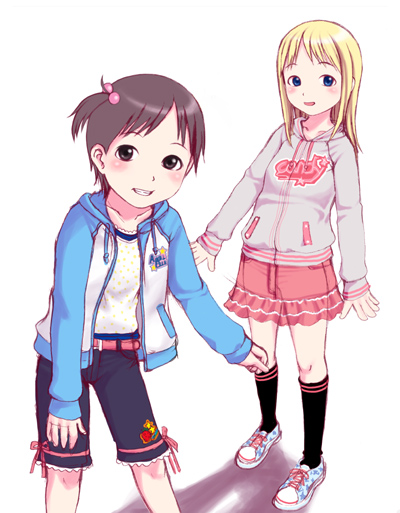 itou chika and ana coppola (ichigo mashimaro) drawn by neuron_(exceed)
