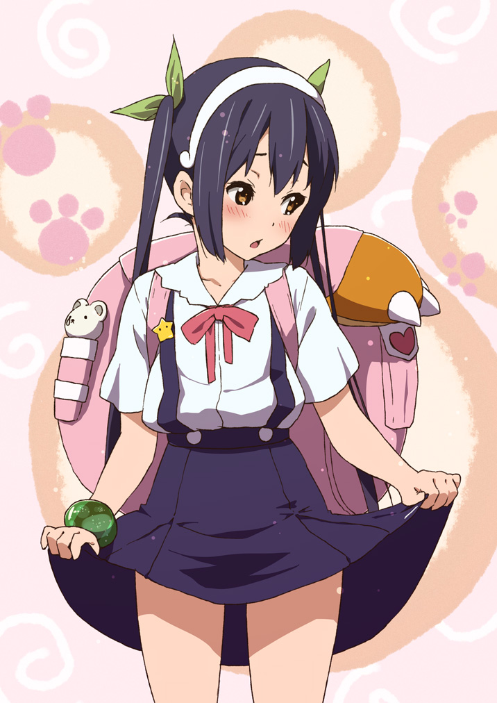 nakano azusa and hachikuji mayoi (k-on! and 2 more) drawn by errant