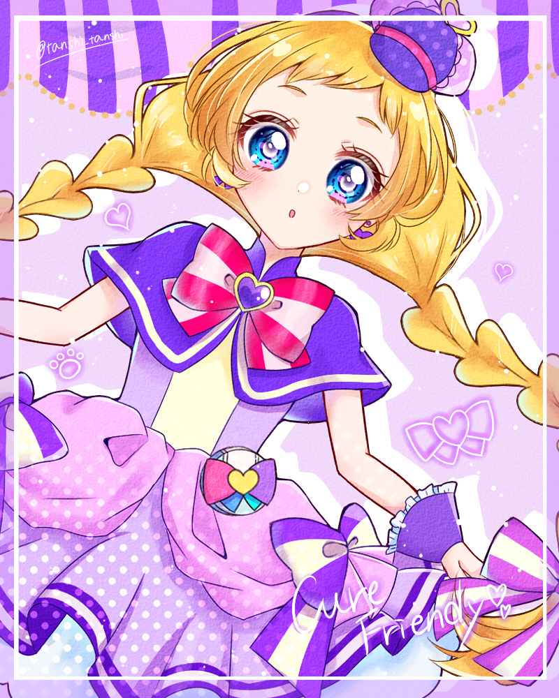 inukai iroha and cure friendy (precure and 1 more) drawn by tanshi_tanshi