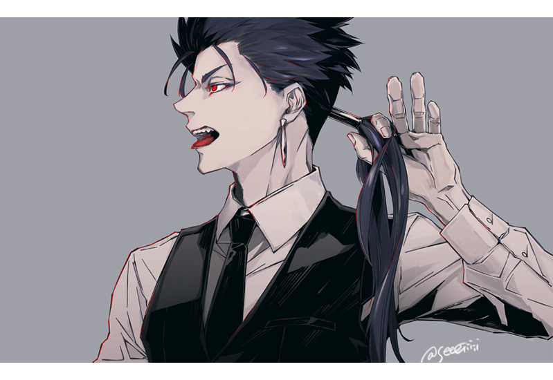 cu chulainn (fate and 1 more) drawn by sei_8220