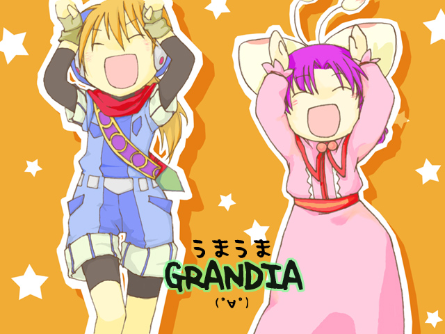 justin and sue (grandia and 1 more) drawn by pokipoki_(pokipokikikuichi)