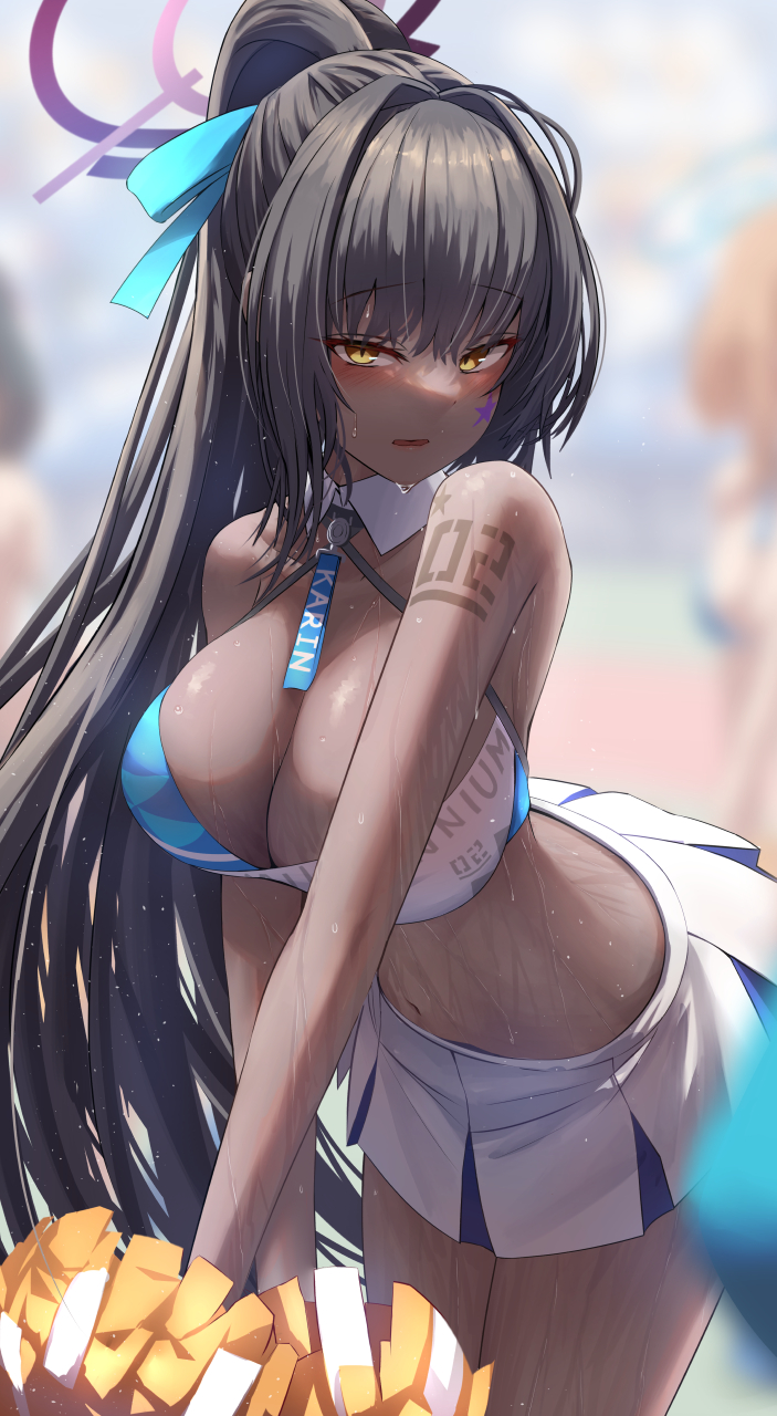 karin (blue archive) drawn by silver_bullet_(ecc12_8)
