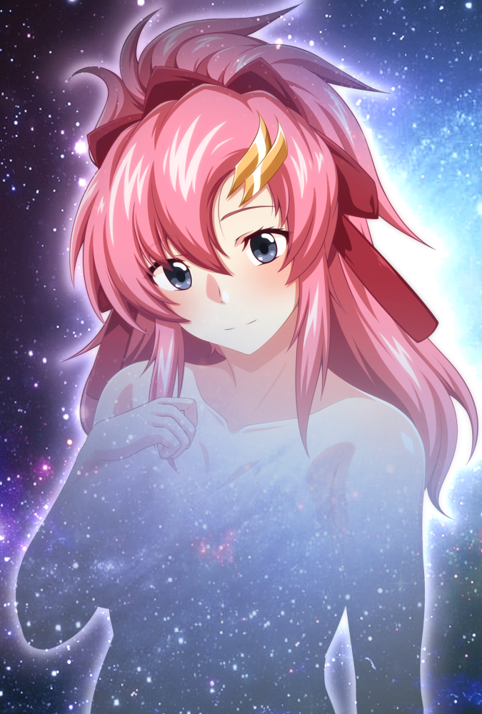 lacus clyne (gundam and 2 more) drawn by shachoo.