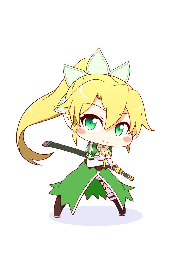 leafa (sword art online) drawn by kaleido_yuki