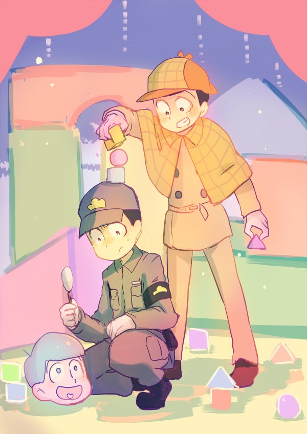 matsuno jyushimatsu (osomatsu and 1 more) drawn by hanada_hyou