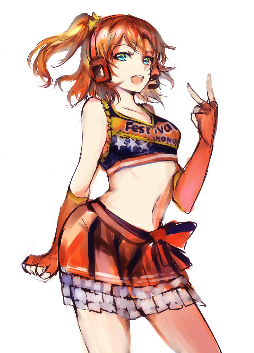 kosaka honoka (love live! and 2 more) drawn by mi_bait