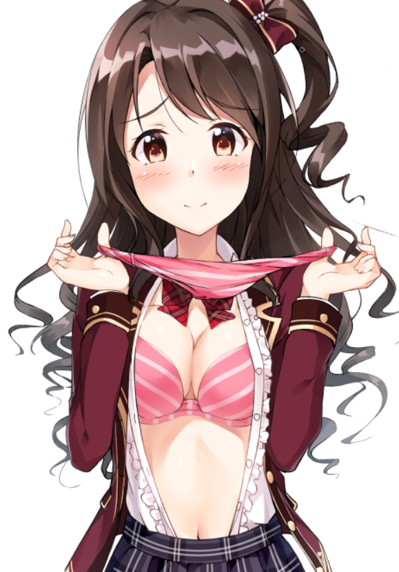 shimamura uzuki (idolmaster and 2 more) drawn by shirosaba