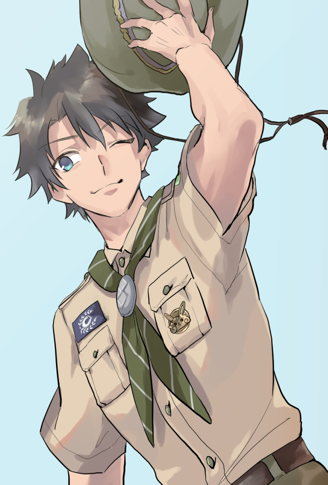 fujimaru ritsuka (fate and 1 more) drawn by metarogu