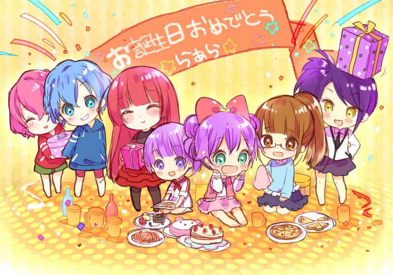 manaka laala, manaka non, minami mirei, reona west, dorothy west, and 2 more (pretty series and 1 more) drawn by touyama_soboro