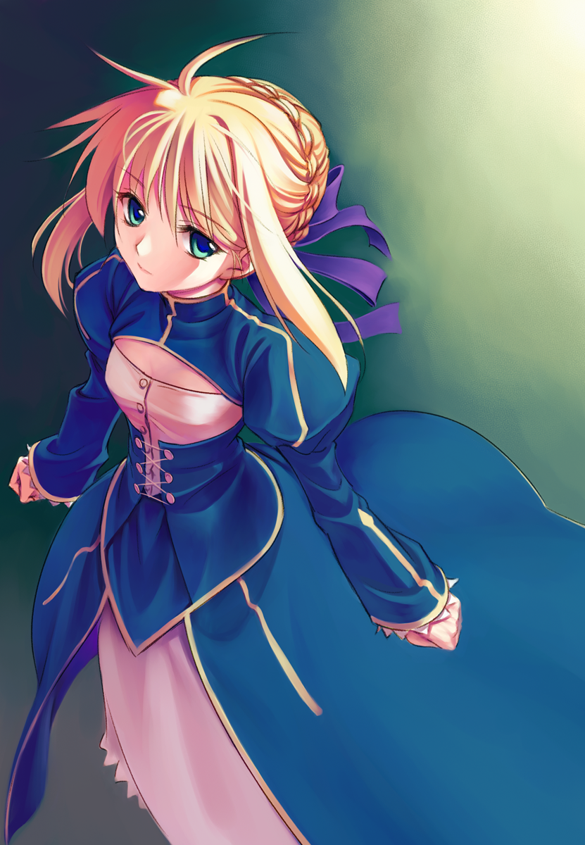 artoria pendragon and saber (fate and 1 more) drawn by yuuki_keisuke