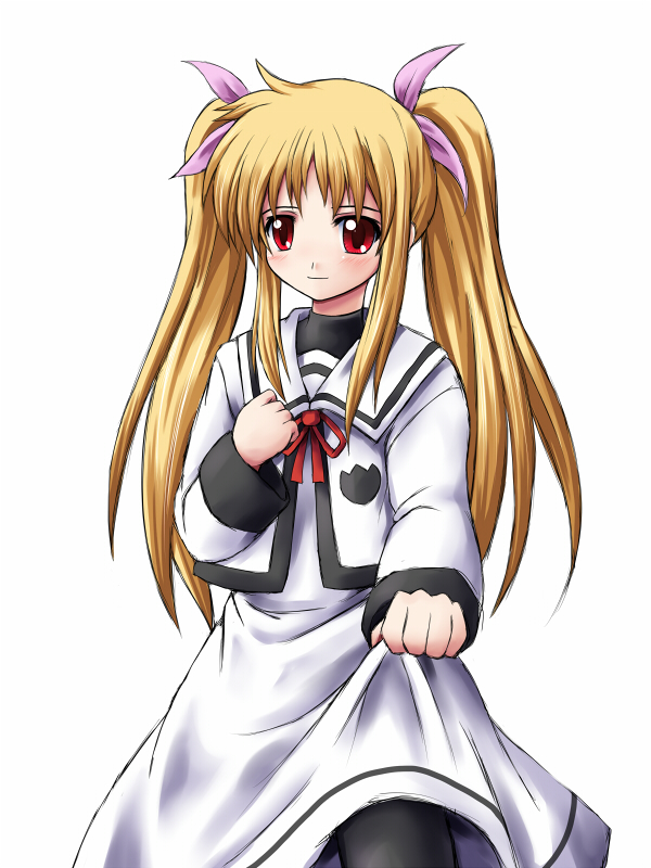 fate testarossa (lyrical nanoha and 1 more) drawn by hidechuu