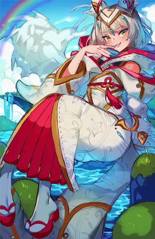 nia (xenoblade chronicles and 1 more) drawn by yagi_(kyuhyun)