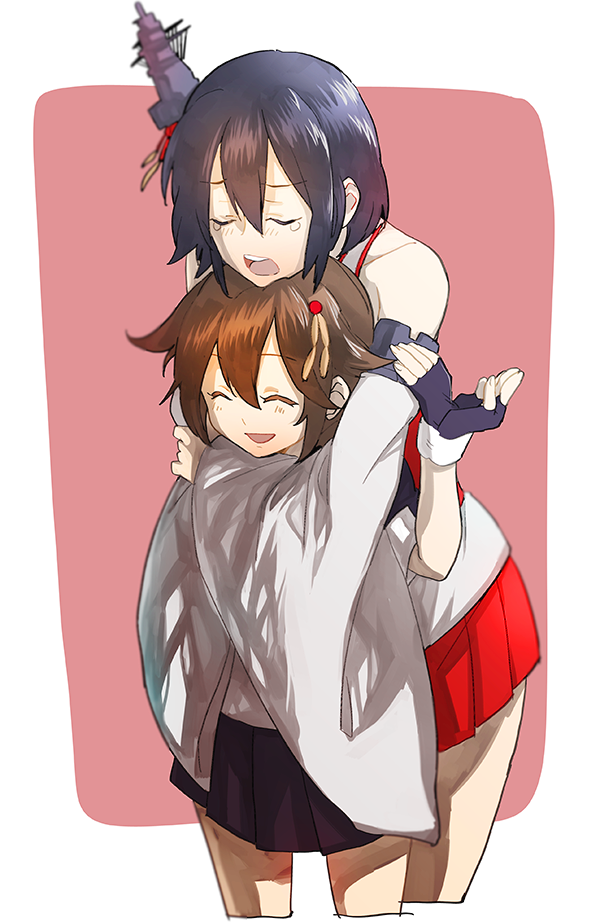shigure and yamashiro (kantai collection) drawn by oono_imo