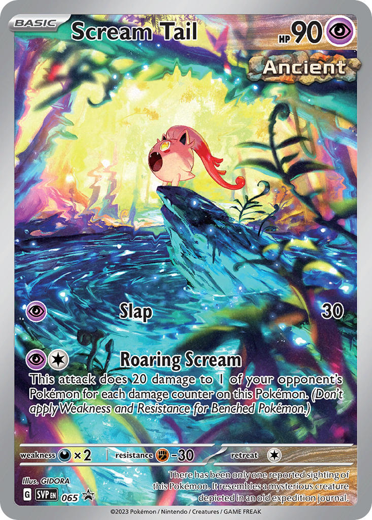 scream tail (pokemon and 1 more) drawn by king_gidora