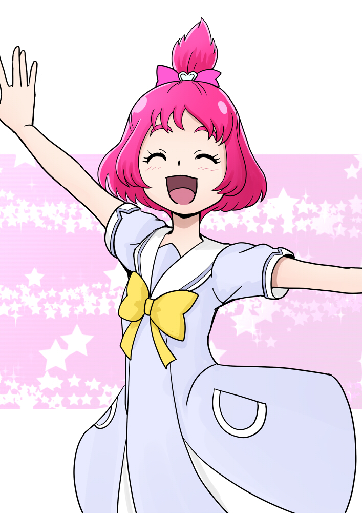 sharuru (precure and 1 more) drawn by bakusai