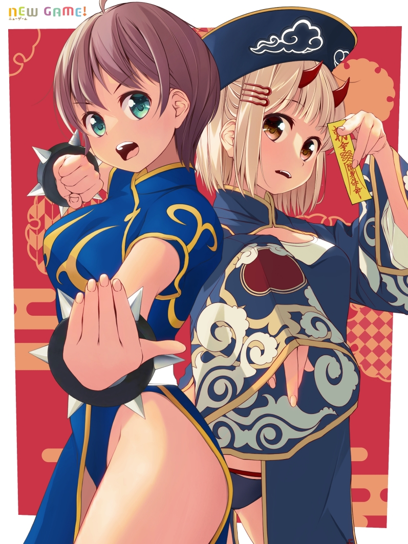 iijima yun and shinoda hajime (street fighter and 1 more) drawn by chuutaro_metal