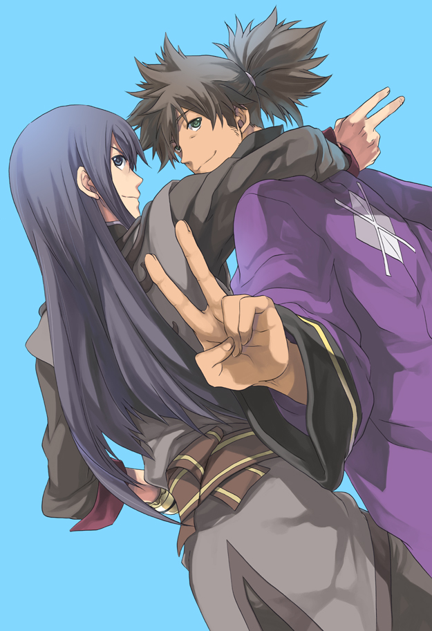 yuri lowell and raven (tales of and 1 more) drawn by ayumiso