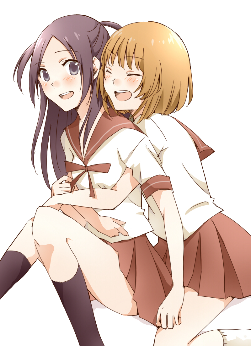 yamada fuuko and sawara ai (saigo no seifuku) drawn by sao_(0060)