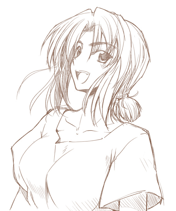 mitsuzuri ayako (fate and 1 more) drawn by fue_(rhomphair)