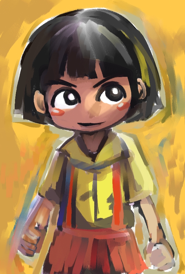 sakura momoko (chibi maruko-chan) drawn by gusucobudori