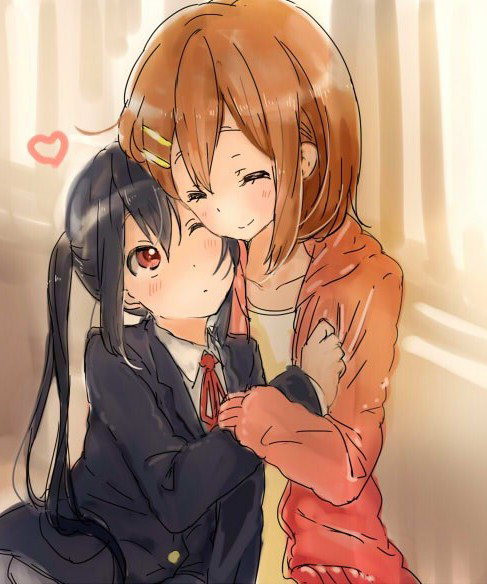 nakano azusa and hirasawa yui (k-on!) drawn by kirisawa_saki