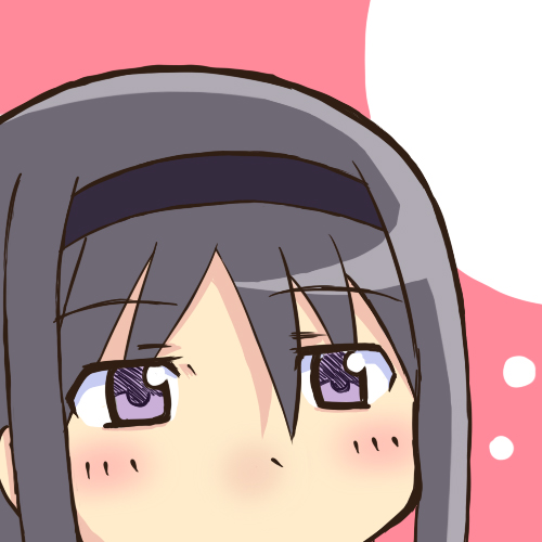 akemi homura (mahou shoujo madoka magica) drawn by ushibon
