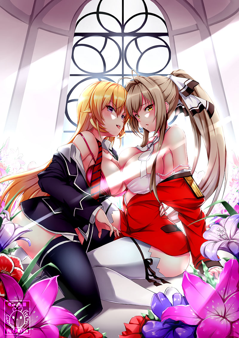 sento isuzu and nakiri erina (shokugeki no souma and 1 more) drawn by gainoob