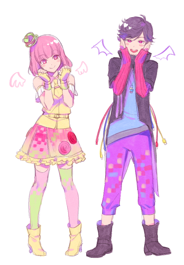 poppi pipopapo and parad (kamen rider and 1 more) drawn by noriuma