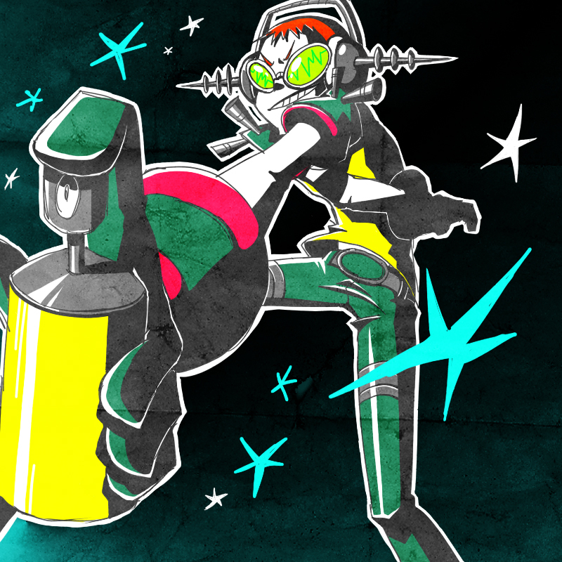 beat (jet set radio and 1 more) drawn by ladama