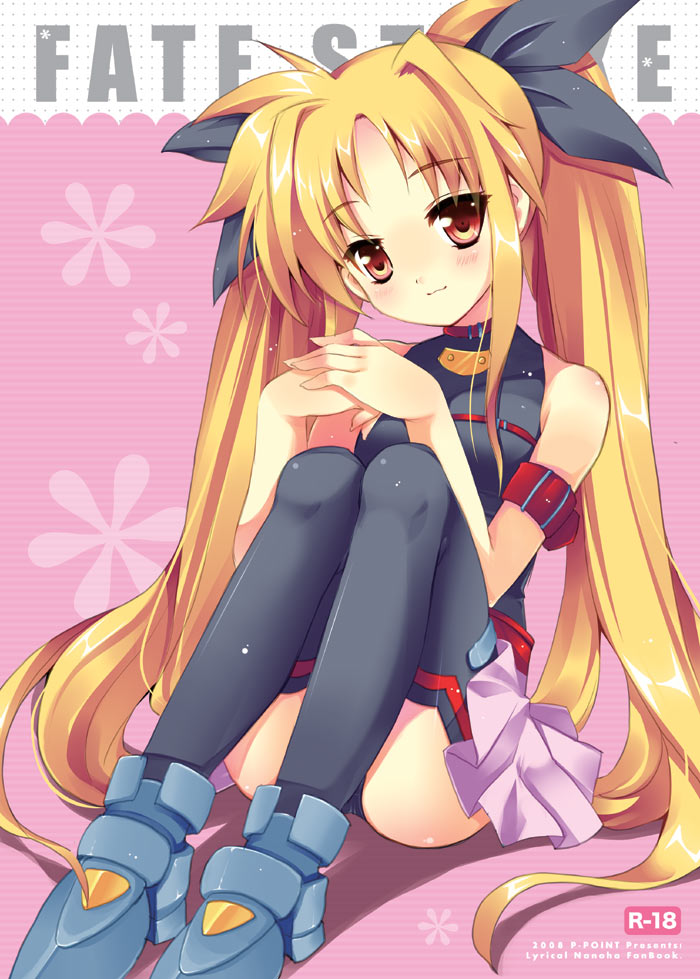 fate testarossa (lyrical nanoha and 2 more) drawn by pikazo