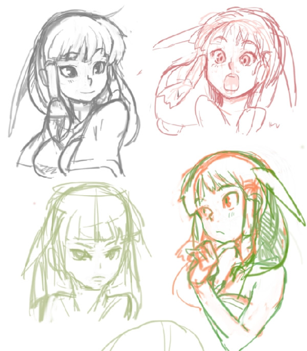 feena (grandia and 1 more) drawn by kousaku