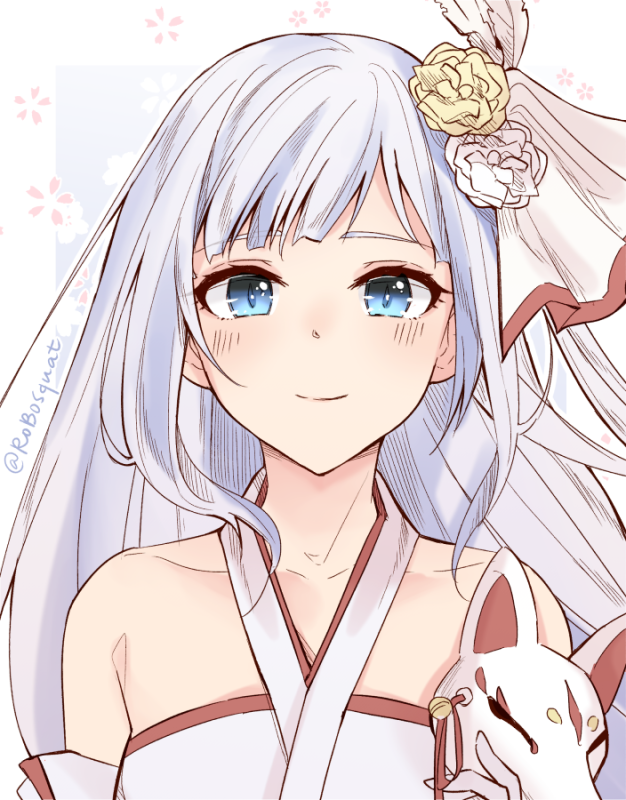 shiraishi tsumugi (idolmaster and 2 more) drawn by carrot_(robosquat)