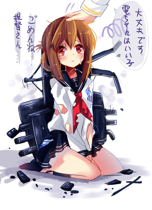 admiral and inazuma (kantai collection) drawn by hecha_(01964237)