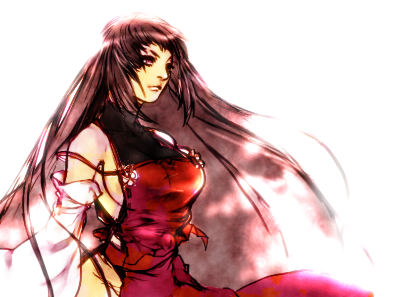 sendai hakurei no miko (original and 2 more) drawn by s.h.i.g.i