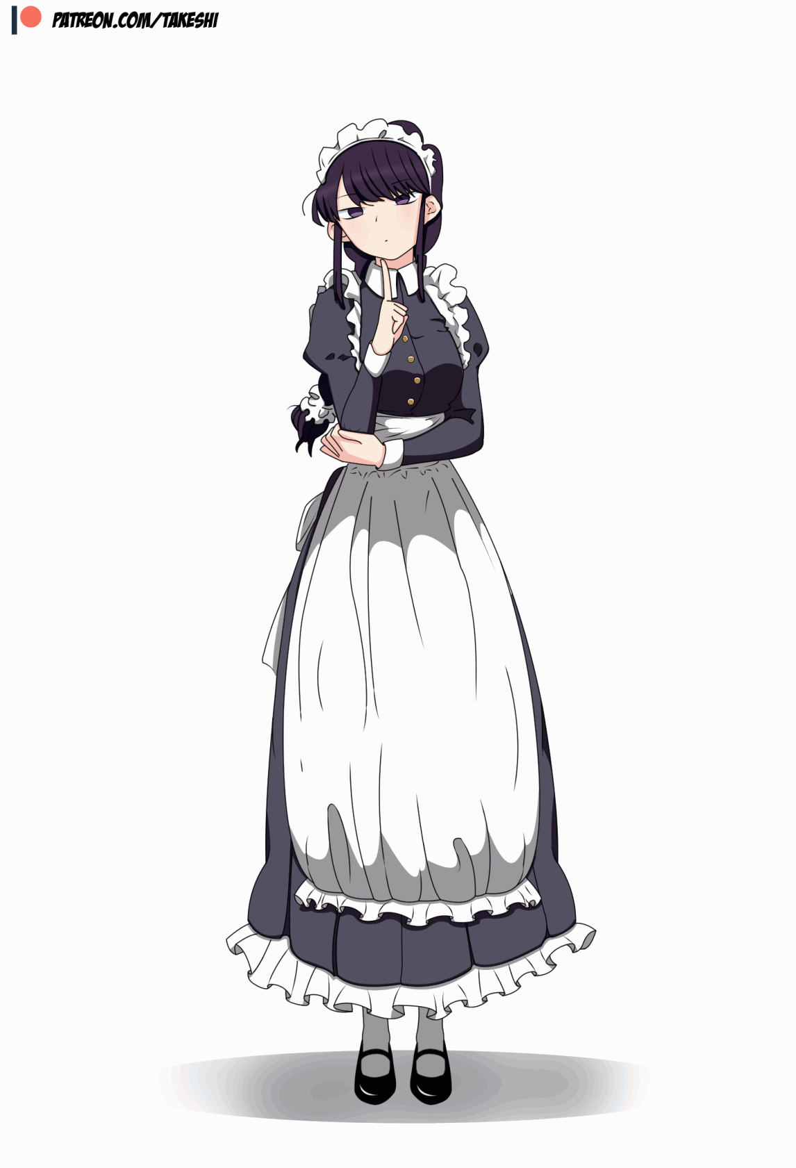 komi shouko (komi-san wa komyushou desu) drawn by takeshi~