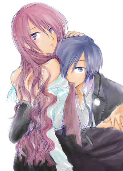 yuuki makoto and kirijou mitsuru (persona and 1 more) drawn by nanase_satsuki