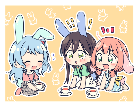 matsubara kanon, uehara himari, and hanazono tae (bang dream!) drawn by re_ghotion