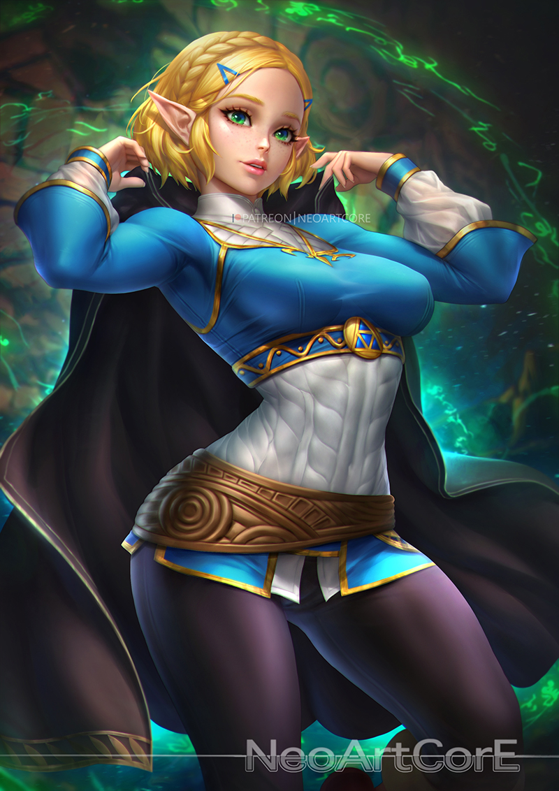 princess zelda (the legend of zelda and 1 more) drawn by neoartcore