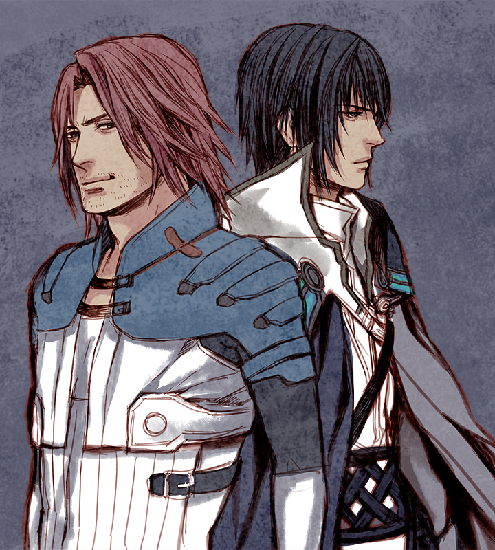 cid raines and rygdea (final fantasy and 1 more) drawn by karaage_(sweet)