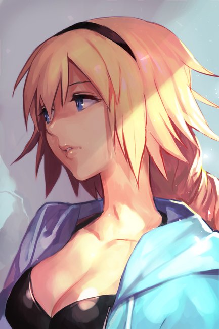 jeanne d'arc (fate and 1 more) drawn by hungry_clicker