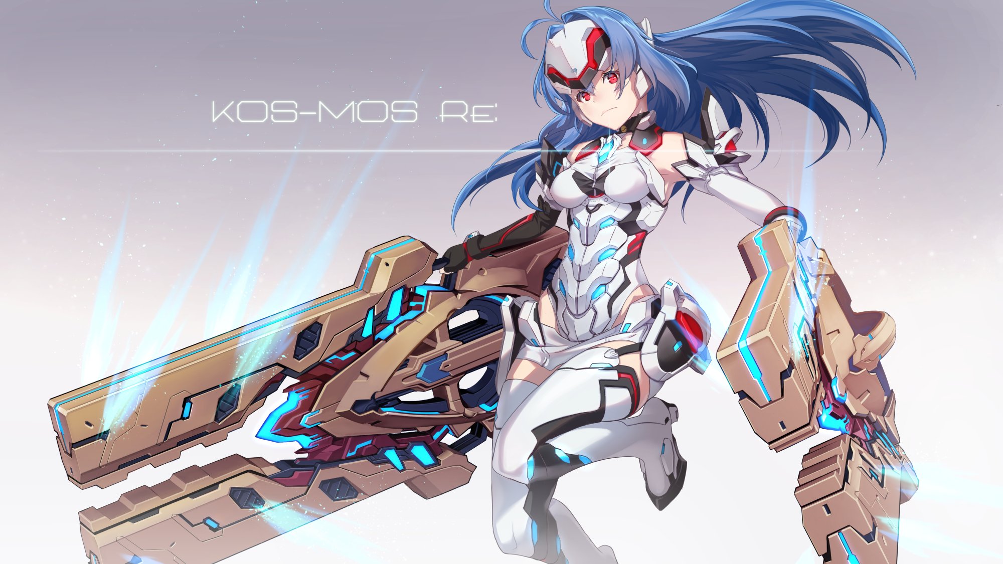 kos-mos and kos-mos re: (xenoblade chronicles and 2 more) drawn by  moriyama_yuuki