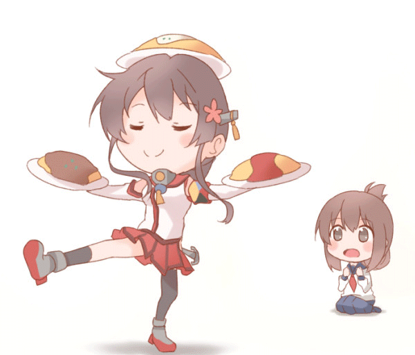 inazuma and yamato (kantai collection and 1 more) drawn by ido_(teketeke)