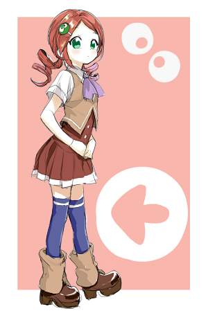 andou ringo (puyopuyo and 1 more) drawn by akakokko