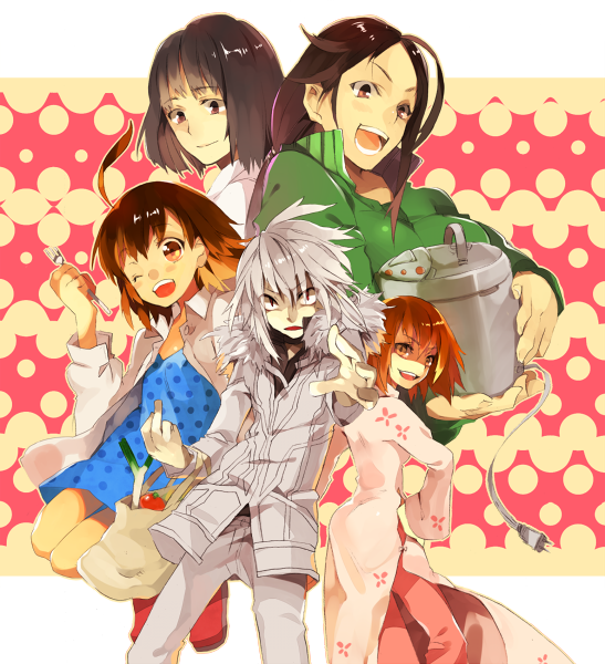 accelerator, last order, misaka worst, yomikawa aiho, and yoshikawa kikyou (toaru majutsu no index and 1 more) drawn by hyakuhachi_(over3)