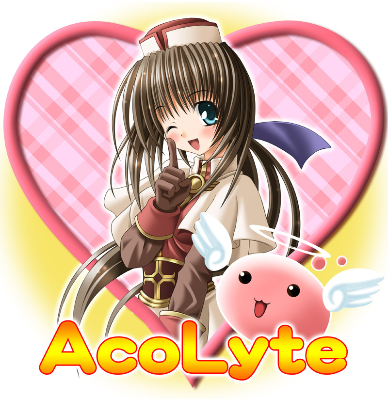 acolyte and angeling (ragnarok online) drawn by noritama_(gozen)