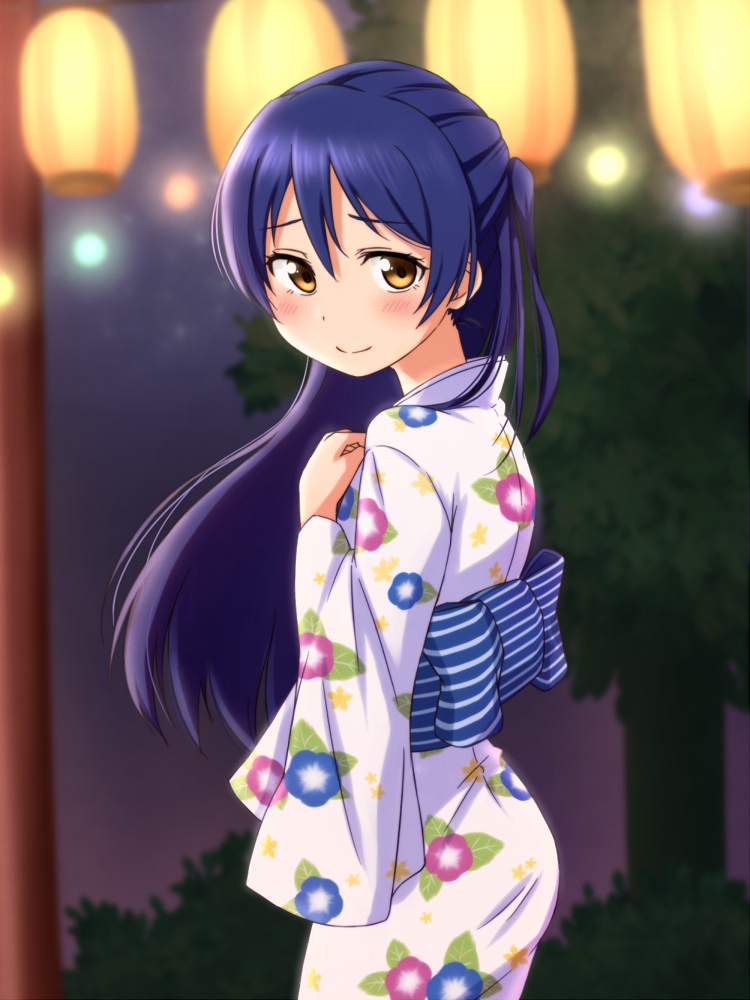 sonoda umi (love live! and 2 more) drawn by mohya
