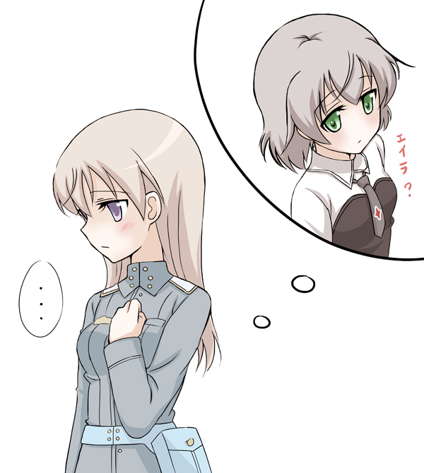 sanya v. litvyak and eila ilmatar juutilainen (world witches series and 1 more) drawn by kanata_(sentiment)