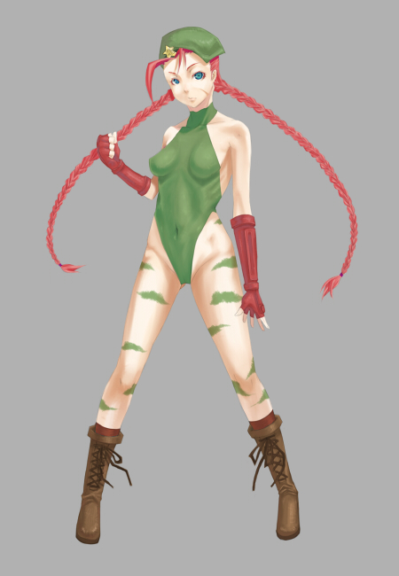 hong meiling and cammy white (touhou and 1 more) drawn by fumitsuki_(tick_tack_works)