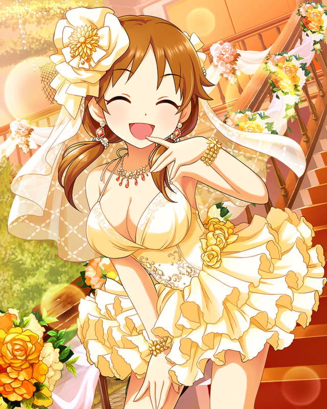 katagiri sanae (idolmaster and 1 more)