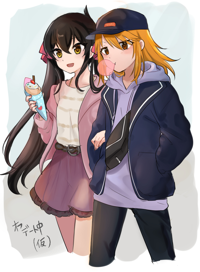 yuuki haru and matoba risa (idolmaster and 1 more) drawn by am_(ajamuw)